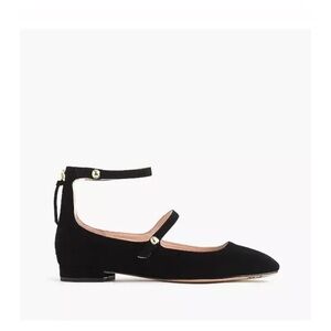 J.Crew Suede Black Women's Mary Jane Flats size 5